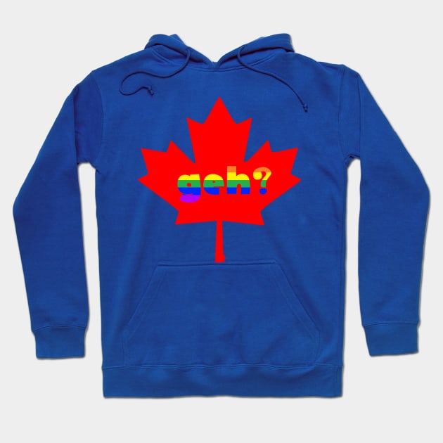 gay canada Hoodie by paintbydumbers